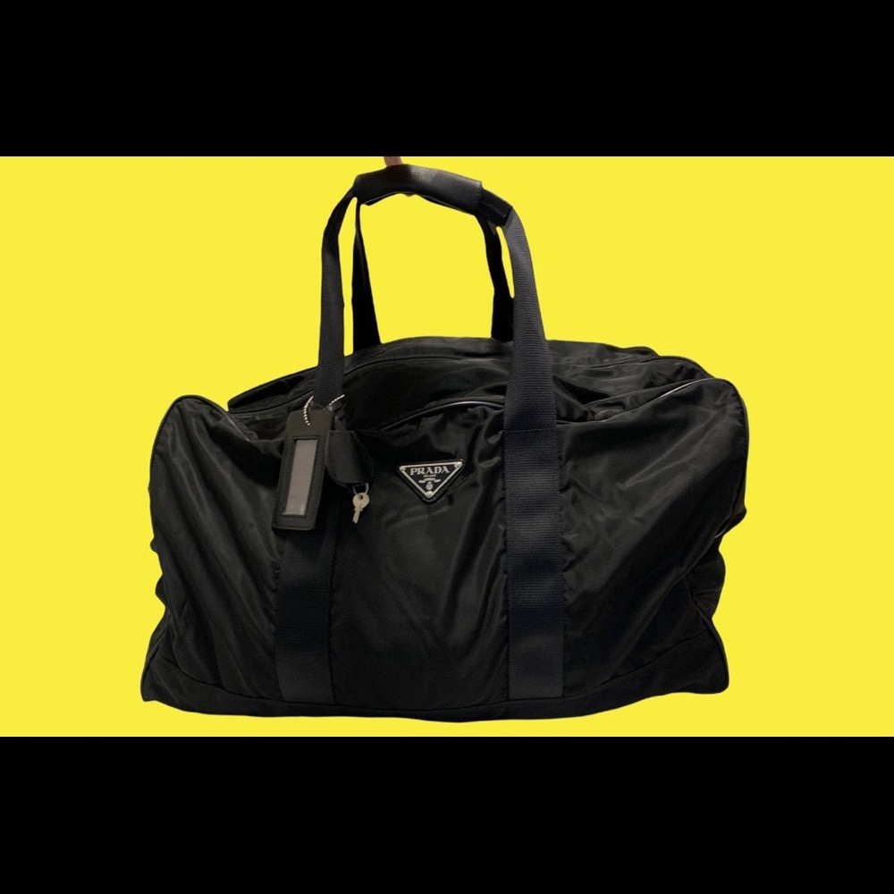 Prada Boston Tessuto Large Weekend/Travel Bag